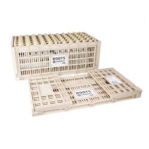 Roots & Harvest Collapsible Egg Crate, 25 in L, 13 in W, Polypropylene