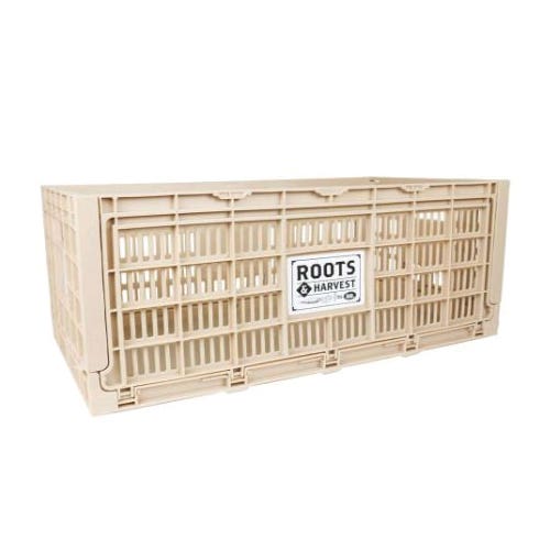 Roots & Harvest Collapsible Egg Crate, 25 in L, 13 in W, Polypropylene
