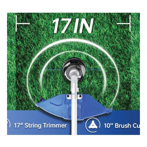 Badger 4-in-1 Multi-Tool String Trimmer, Gas, 26 cc Engine Displacement, 2-Cycle Engine, 0.095 in Dia Line