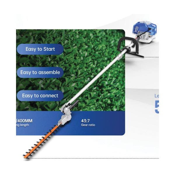Badger 4-in-1 Multi-Tool String Trimmer, Gas, 26 cc Engine Displacement, 2-Cycle Engine, 0.095 in Dia Line