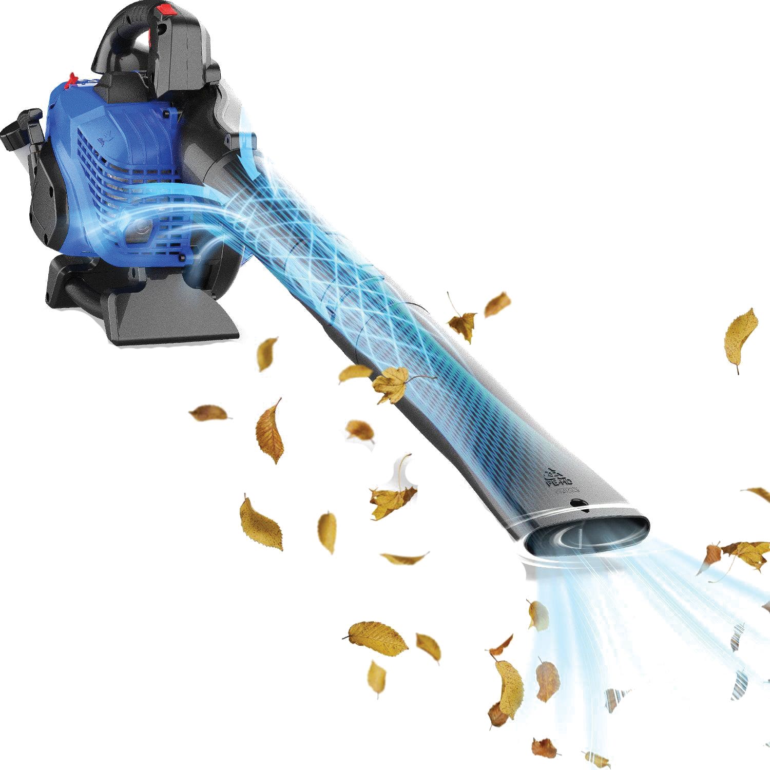 Badger Leaf Blower, 26 cc Engine Displacement, 2-Cycle Engine, 475 cfm Air