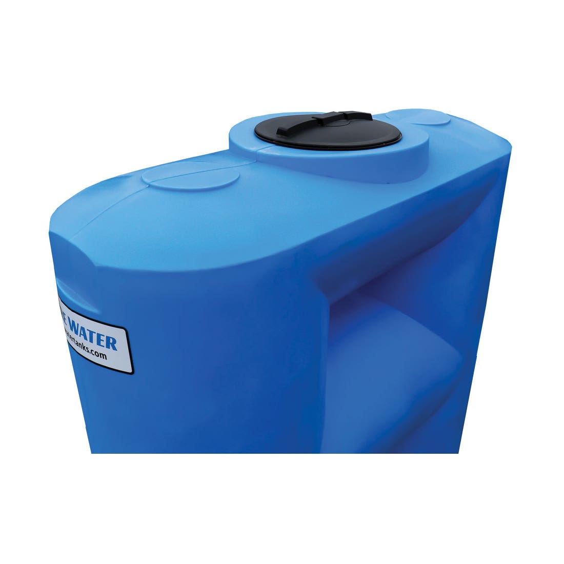 Sure Water Emergency Water Storage Tank, 500 gal Tank, Polyethylene, Blue