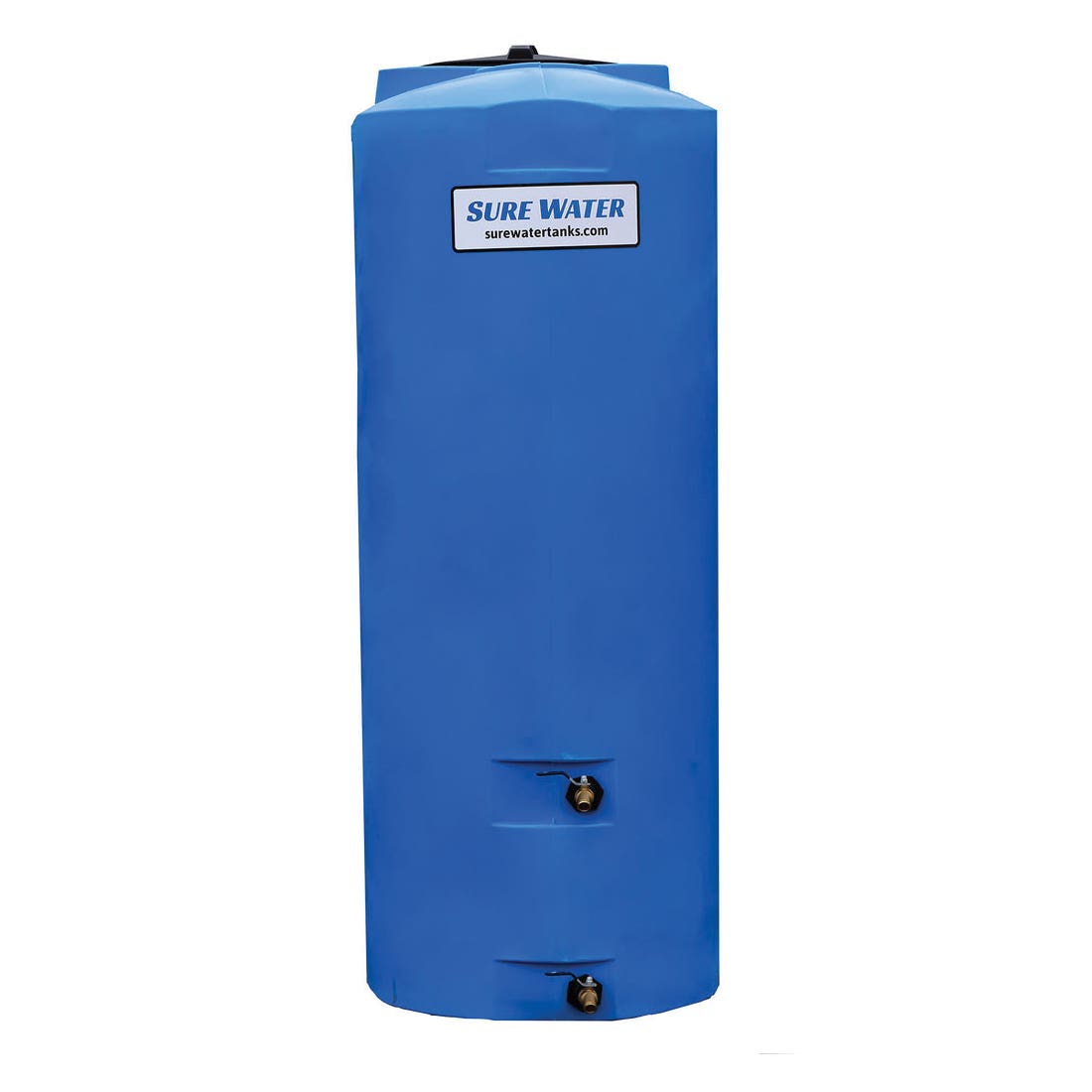 Sure Water Emergency Water Storage Tank, 500 gal Tank, Polyethylene, Blue