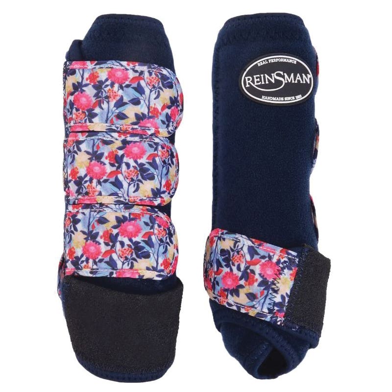 Reinsman Apex Series Sport Boots, M, EVA/Neoprene, Navy Floral