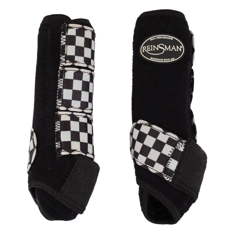 Reinsman Apex Series Sport Boots, M, EVA/Neoprene, Black Checkered