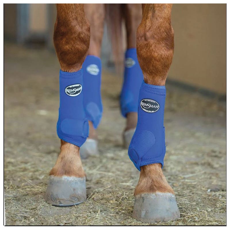 Reinsman Apex Series Sport Boots, L, EVA/Neoprene, Royal Blue
