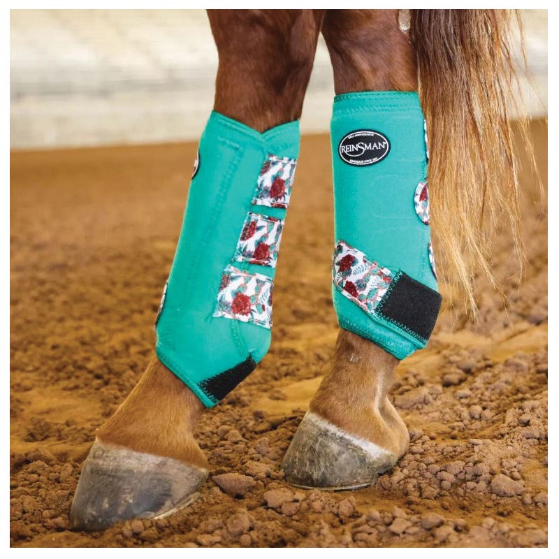 Reinsman Apex Series Sport Boots, L, EVA/Neoprene, Emerald Cactus Rose