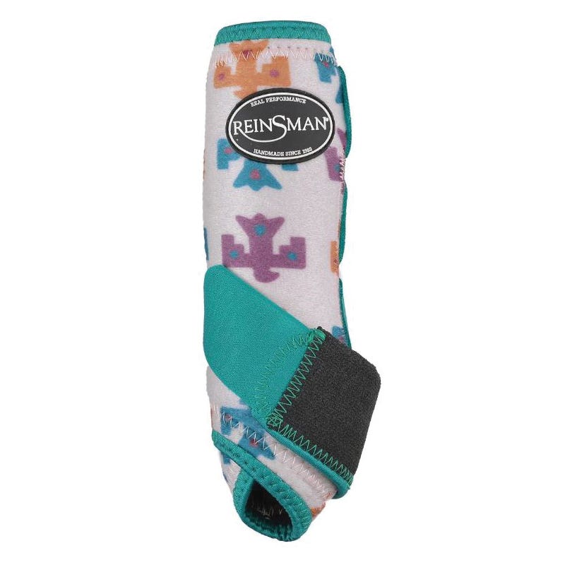 Reinsman Apex Series Sport Boots, L, EVA/Neoprene, Emerald Thunderbird