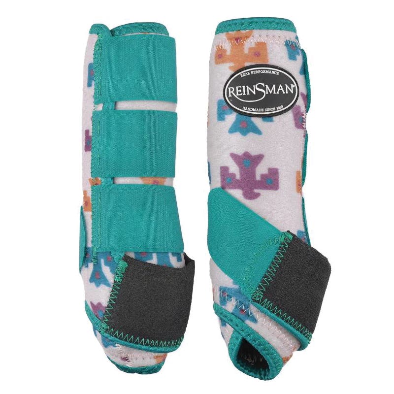 Reinsman Apex Series Sport Boots, L, EVA/Neoprene, Emerald Thunderbird