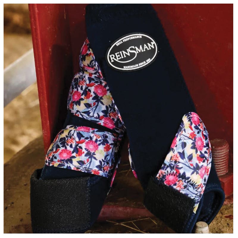Reinsman Apex Series Sport Boots, L, EVA/Neoprene, Navy Floral