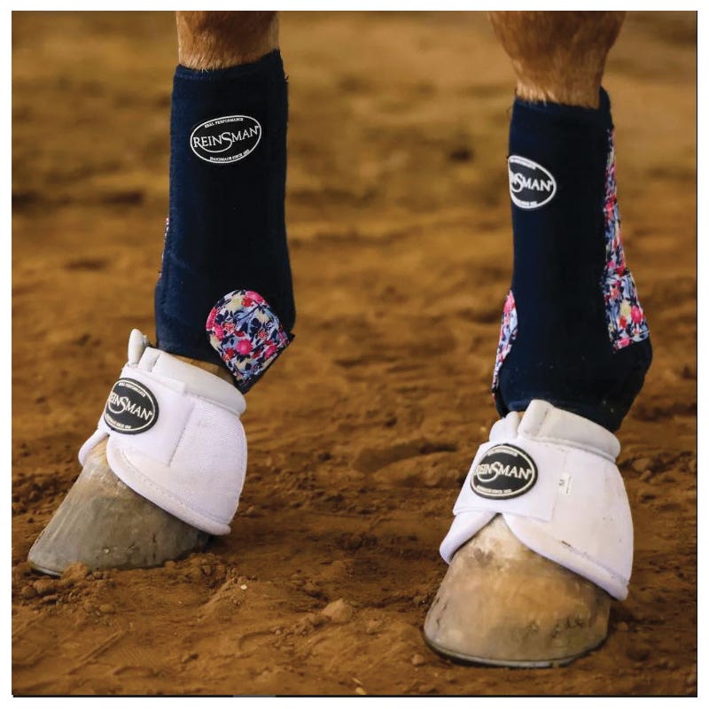 Reinsman Apex Series Sport Boots, L, EVA/Neoprene, Navy Floral