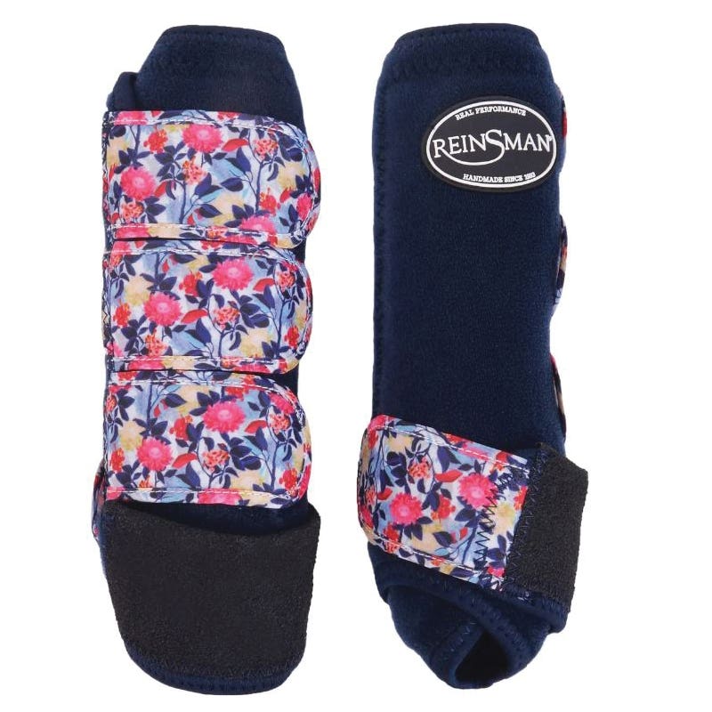 Reinsman Apex Series Sport Boots, L, EVA/Neoprene, Navy Floral