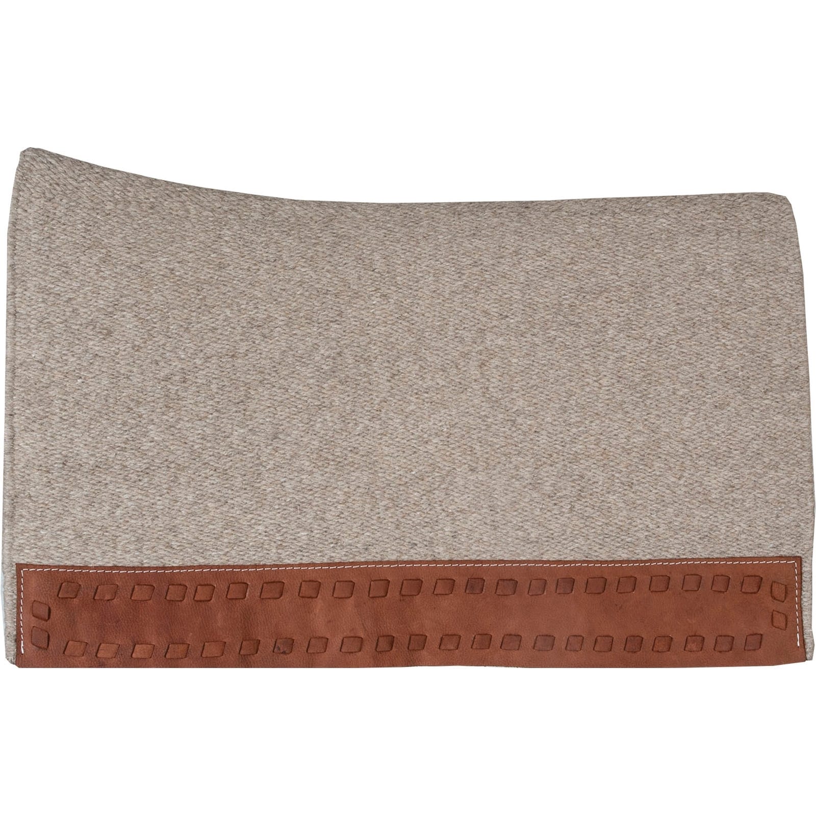Mustang Manufacturing Saddle Blanket, Wool, Tan