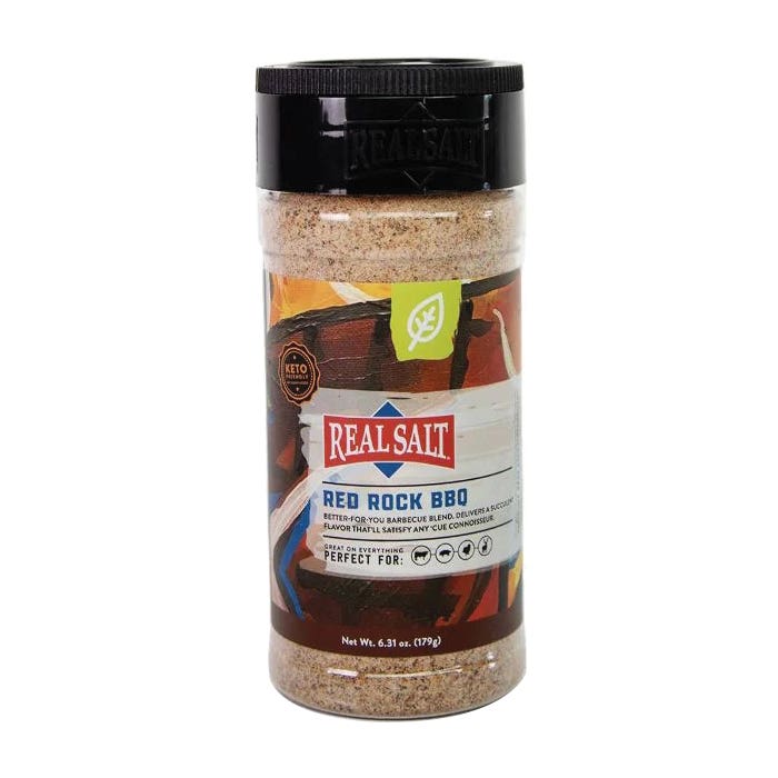 Real Salt Seasonings, Red Rock BBQ, 6.31 oz