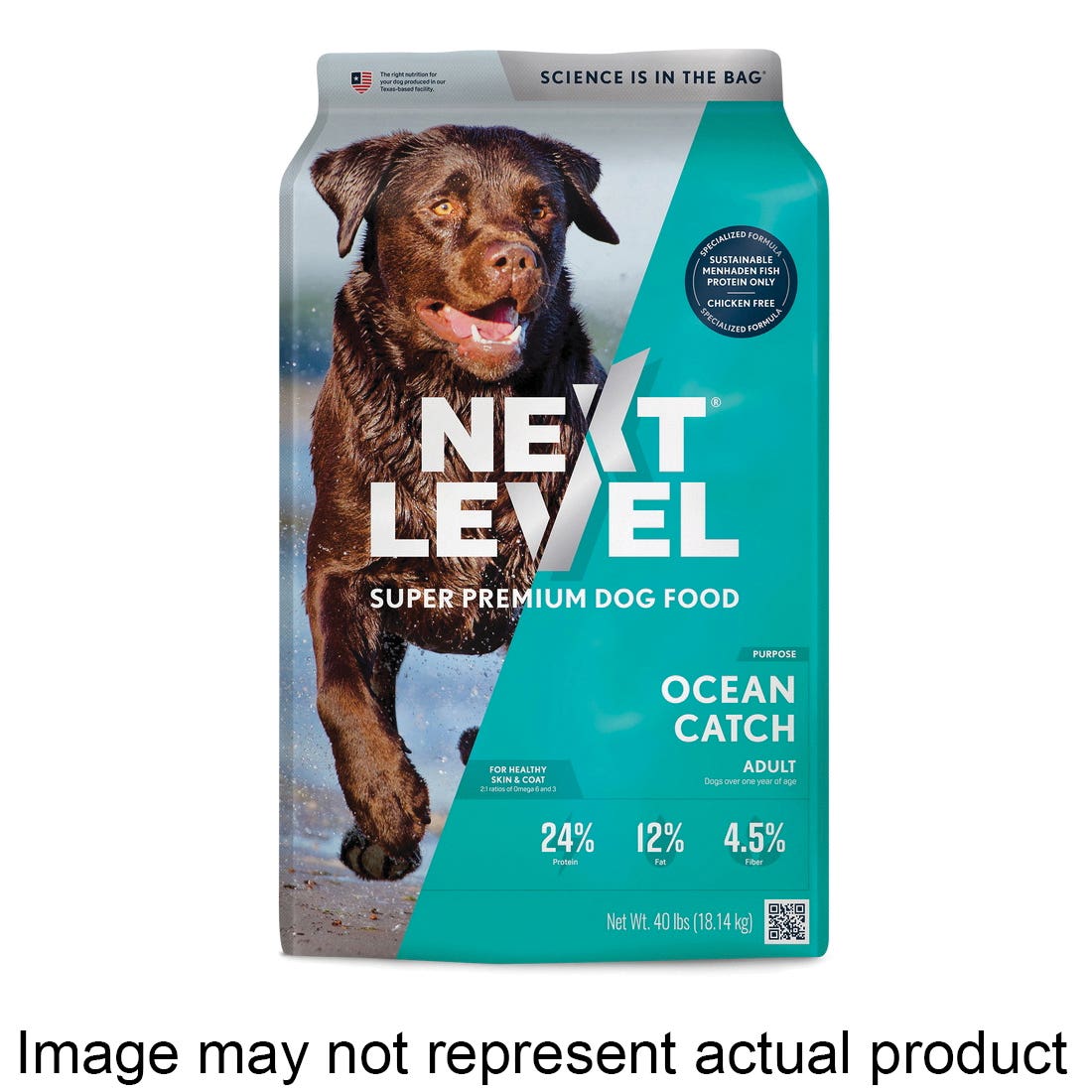 Next Level OCEAN CATCH Series Dog Food, Adult, 4 lb Bag