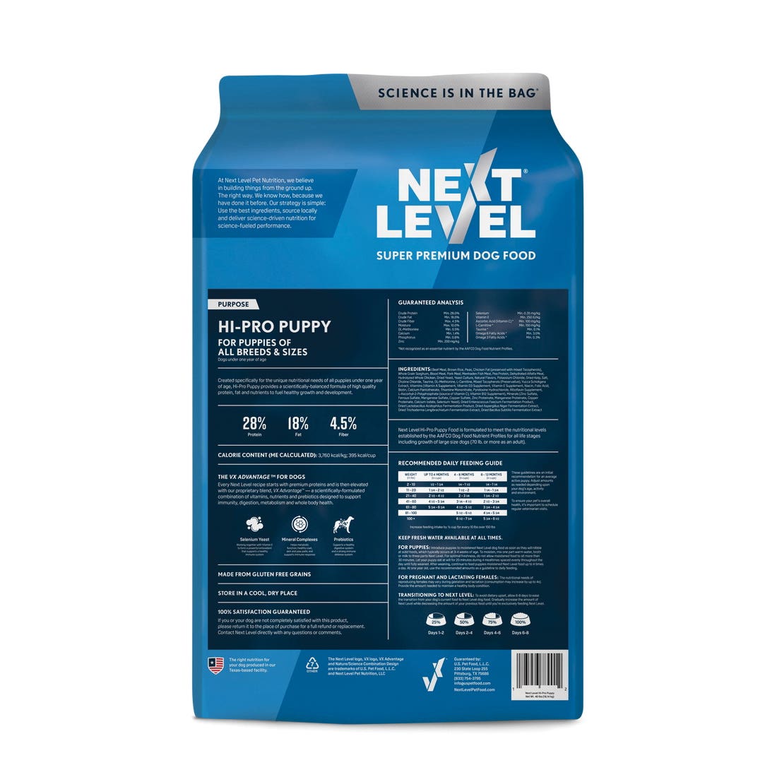 Next Level Dog Food, All, 4 lb Bag