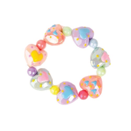 Great Pretenders Decorated Love Bracelet, Colorful Hearts