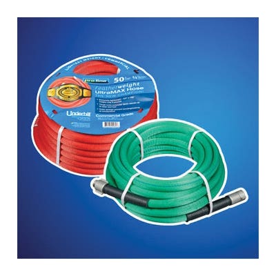 Underhill Featherweight, ProLine Series Garden Hose, 50 ft L, GHT
