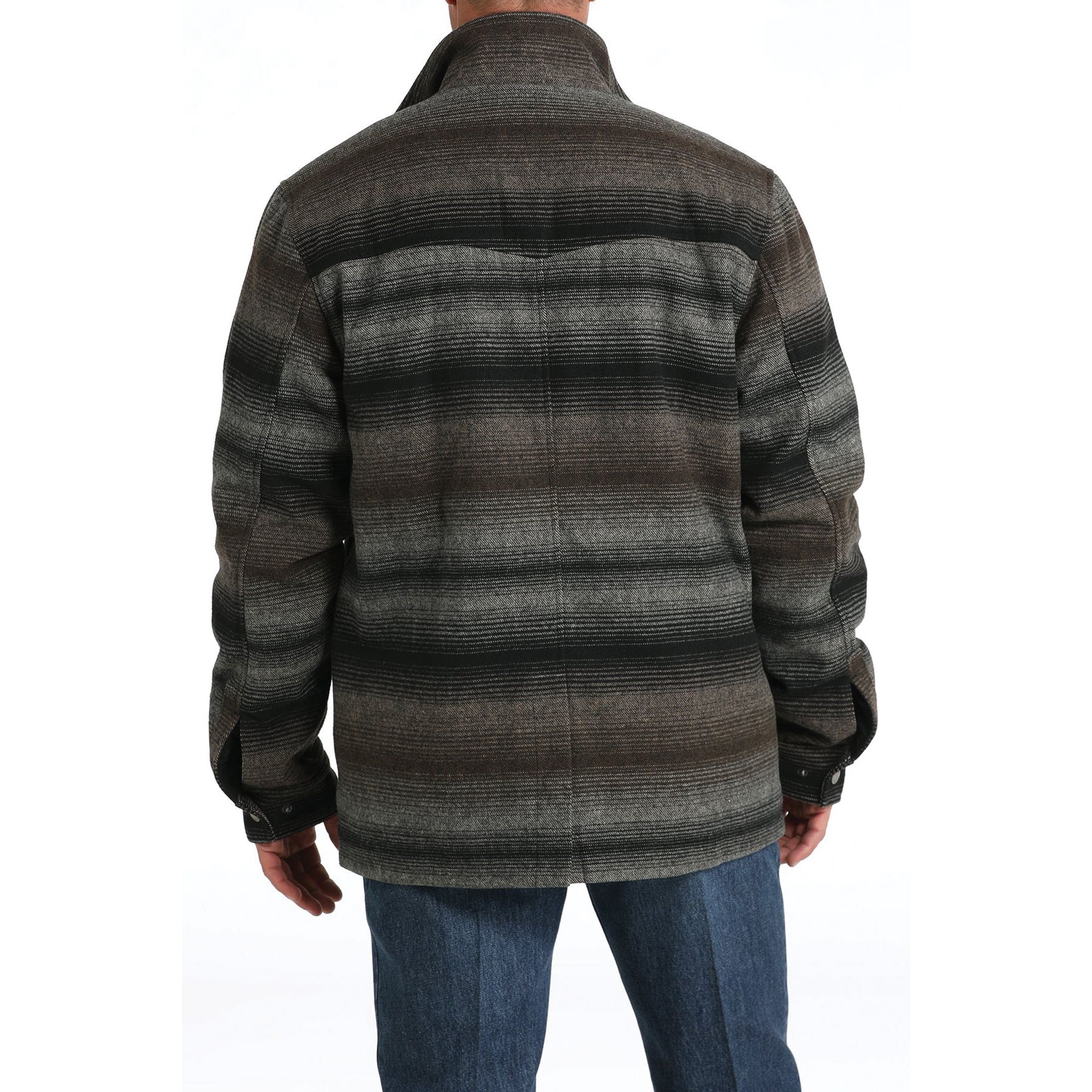 Cinch Frontier Series Polyester Twill Coat, M, Polyester, Brown