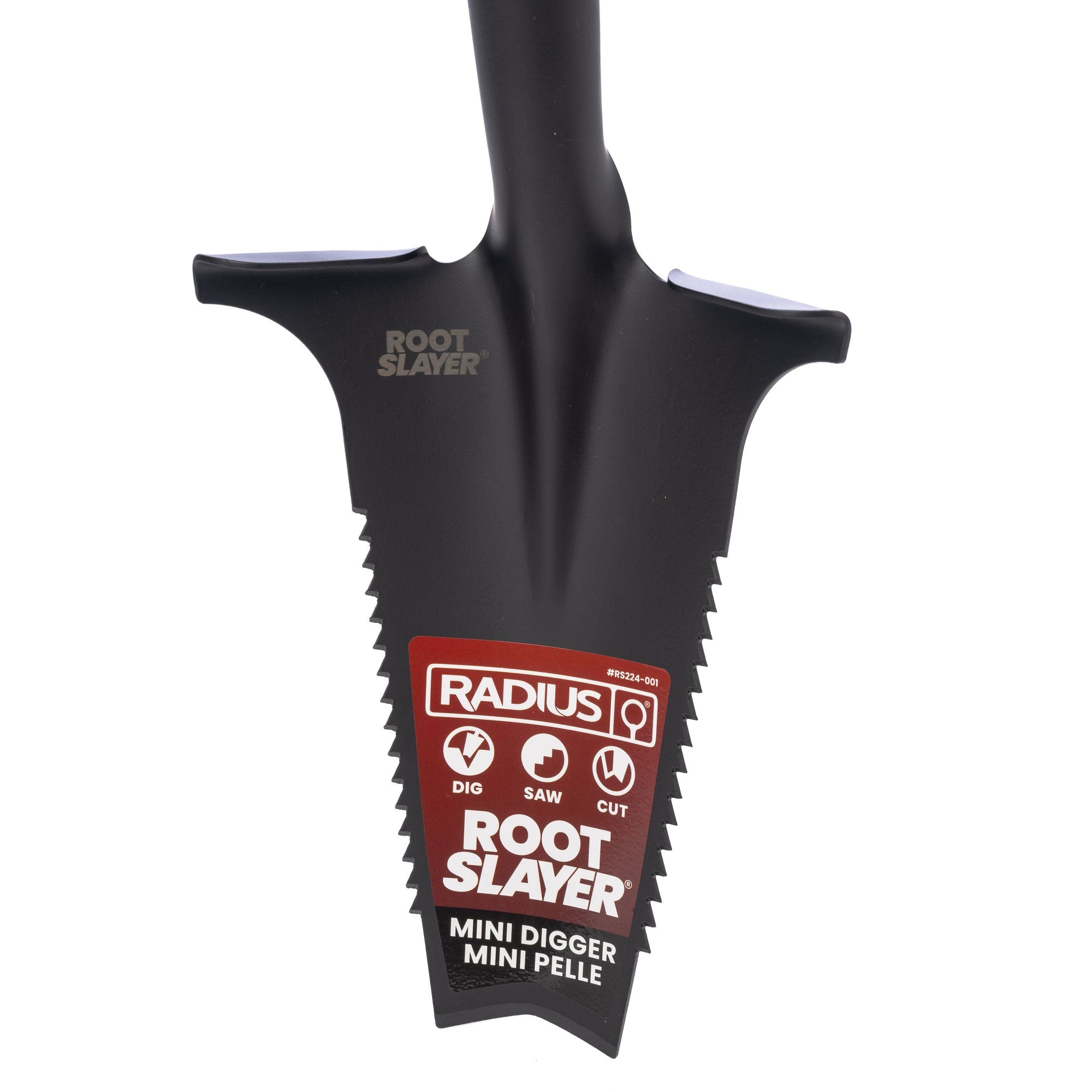 Radius Garden Root Slayer 2.0 Series Mini Digger, Fiberglass Handle, Ergonomic Handle