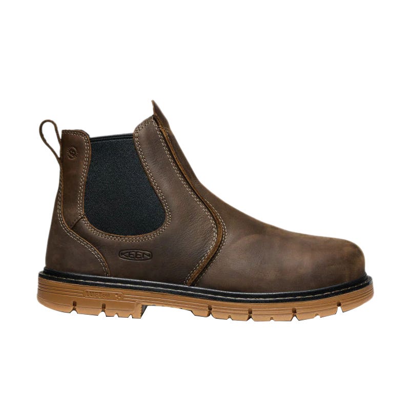 Keen San Jose Series Boots, 13, D W, Brown/Gum, Leather