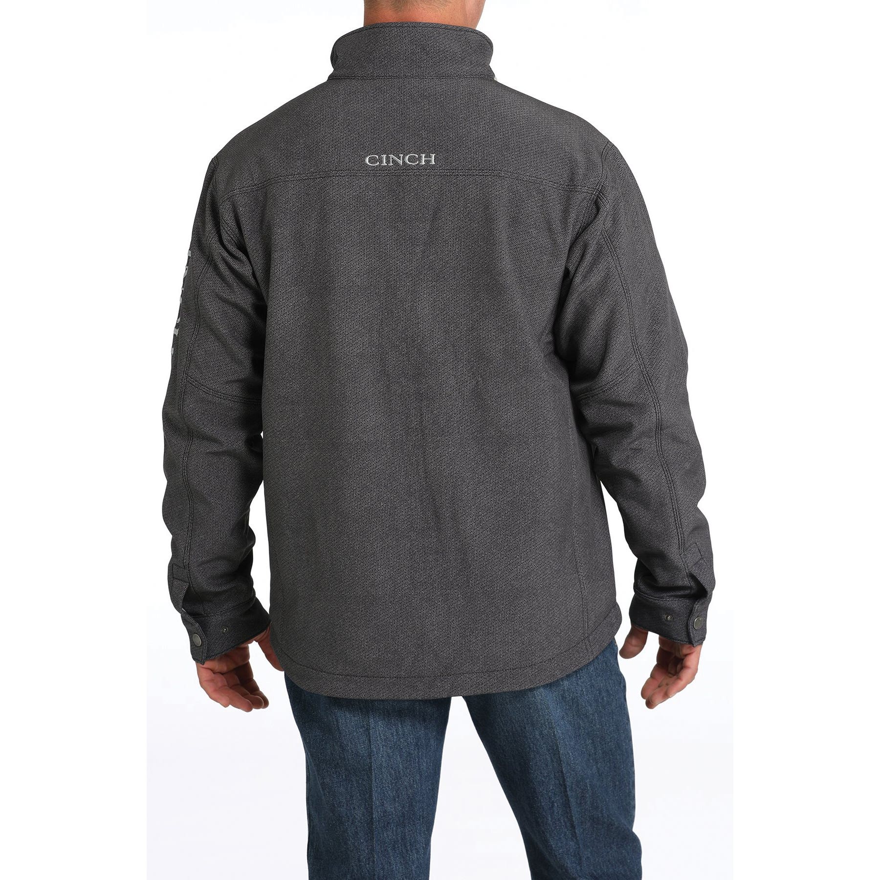 Cinch Men's Concealed Carry Bonded Jacket, M, Polyester/Spandex, Navy, Zipper