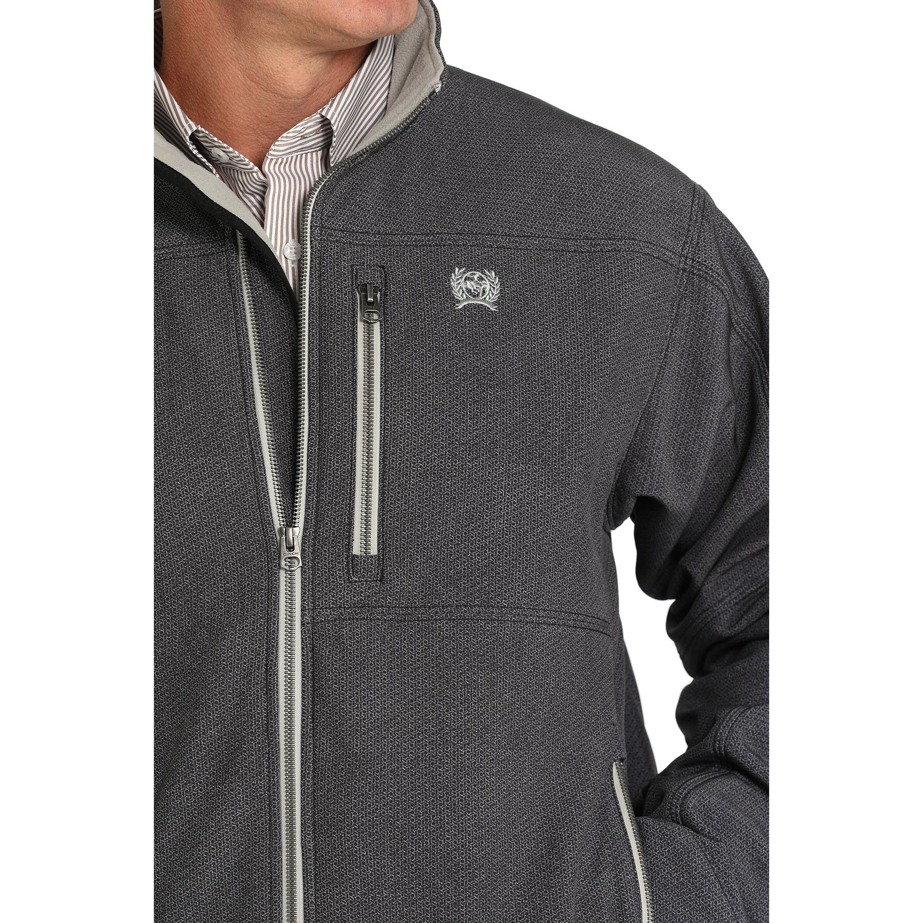 Cinch Men's Concealed Carry Bonded Jacket, 2XL, Polyester/Spandex, Navy, Zipper