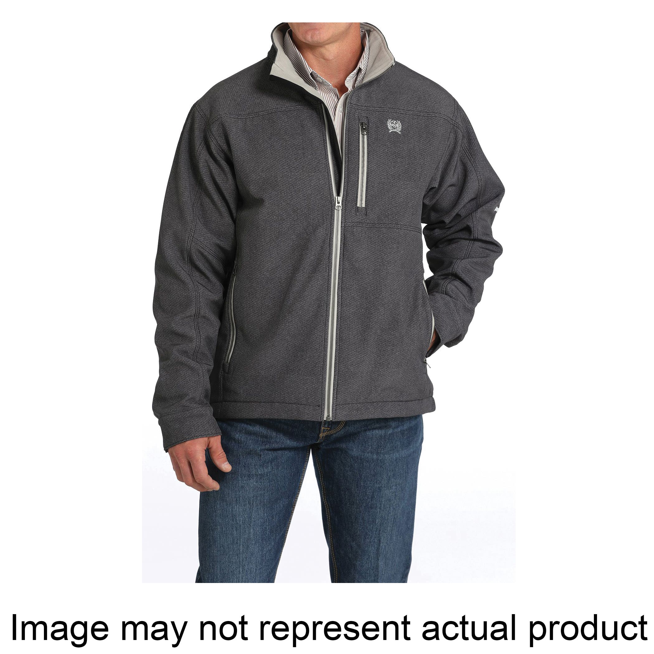 Cinch Men's Concealed Carry Bonded Jacket, 2XL, Polyester/Spandex, Navy, Zipper