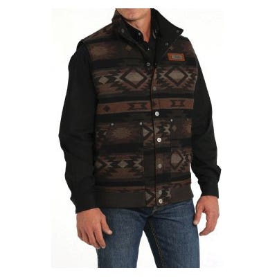 Cinch Men's Reversible Vest, Olive, L