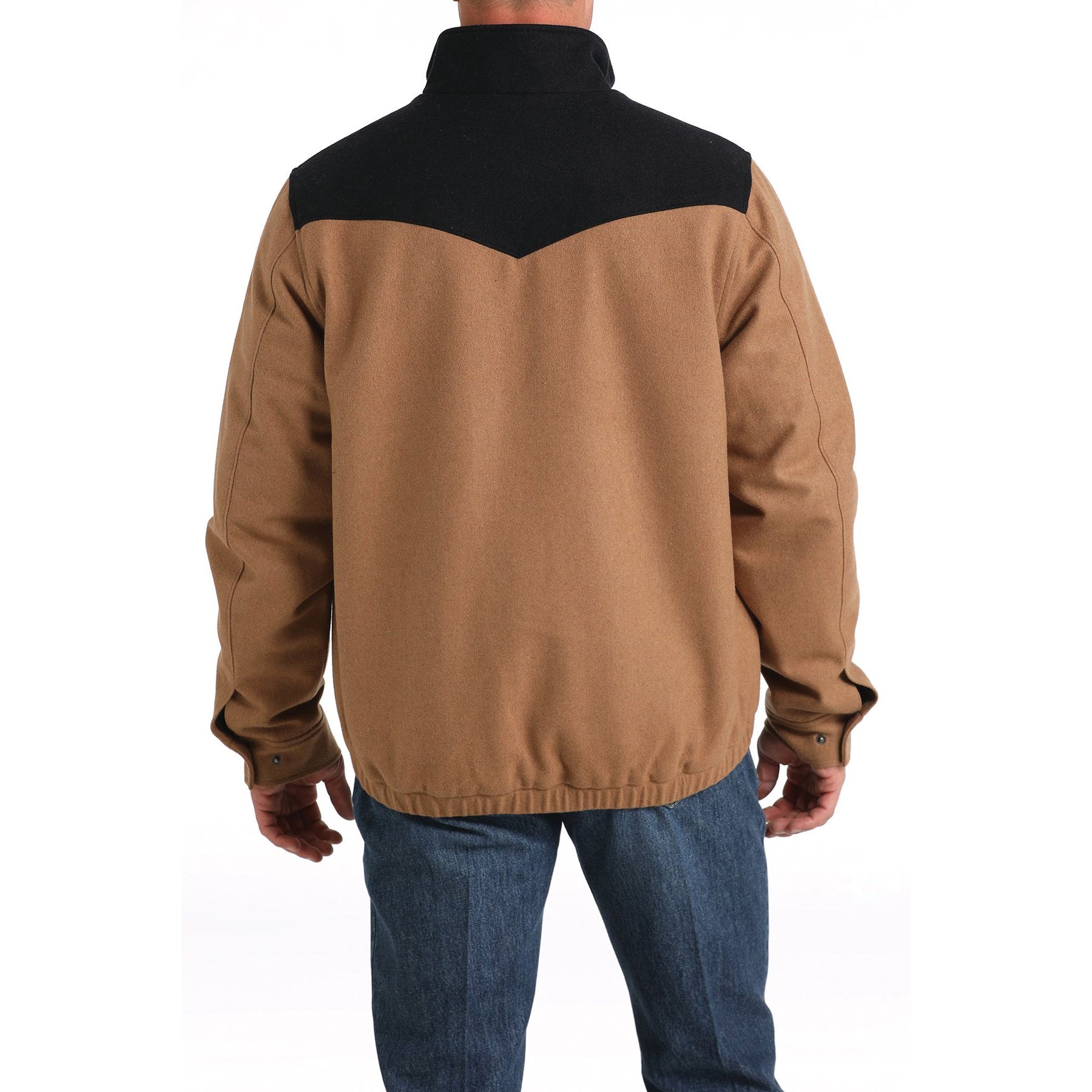 Cinch Men's Concealed Carry Western Jacket, L, Polyester/Wool, Brown