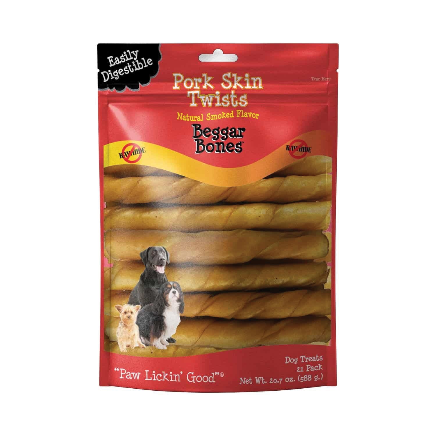 Savory Prime Beggar Bone Series Twist Dog Treat, Smoky, 20.7 oz Bag