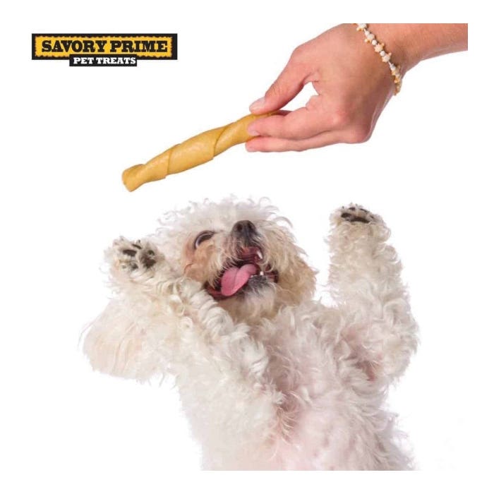 Savory Prime Beggar Bone Series Twist Dog Treat, Smoky, 20.7 oz Bag