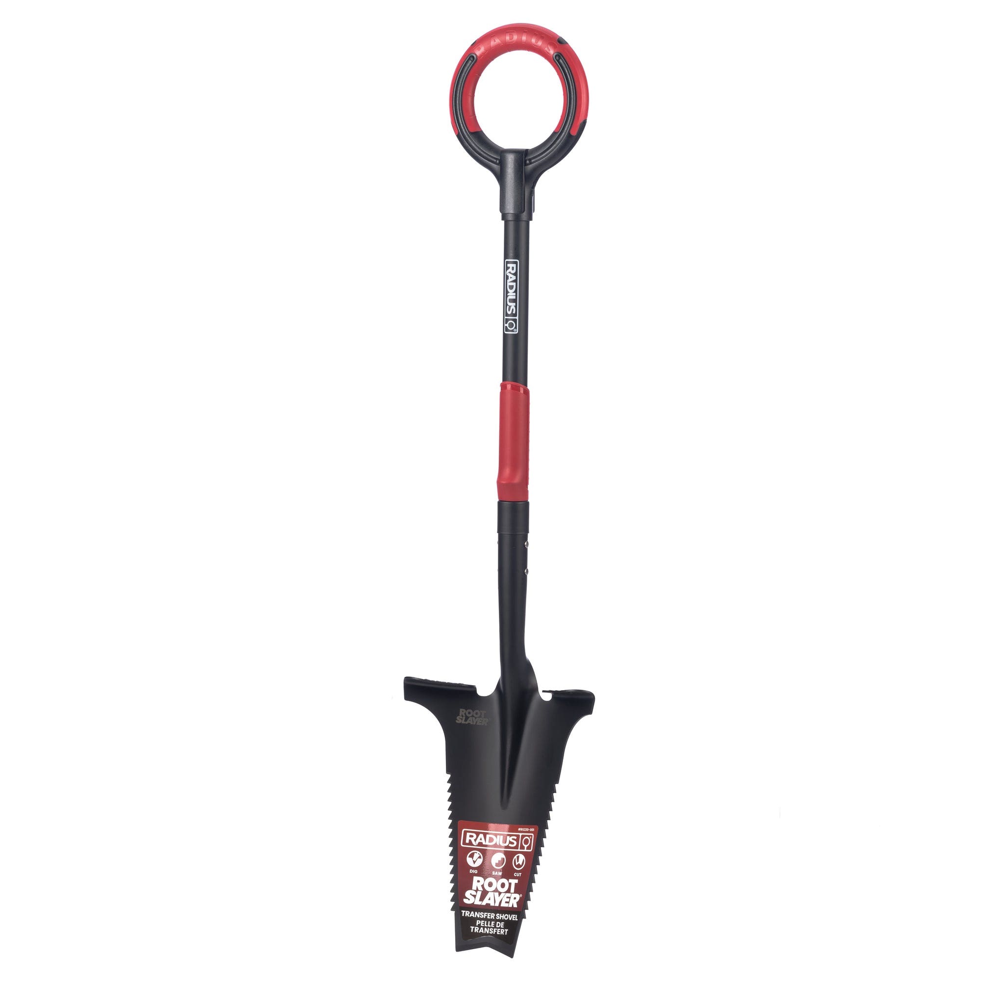 Radius Garden Root Slayer 2.0 Series Shovel, O-Handle Handle