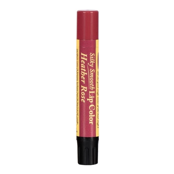 The Naked Bee Silky Smooth Lip Color, Heather Rose, Orange Blossom Honey