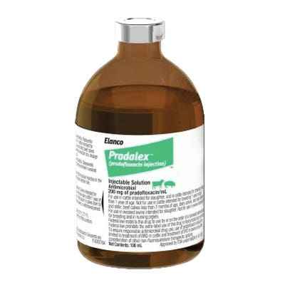 Elanco Pradofloxacin Injection, 100 mL