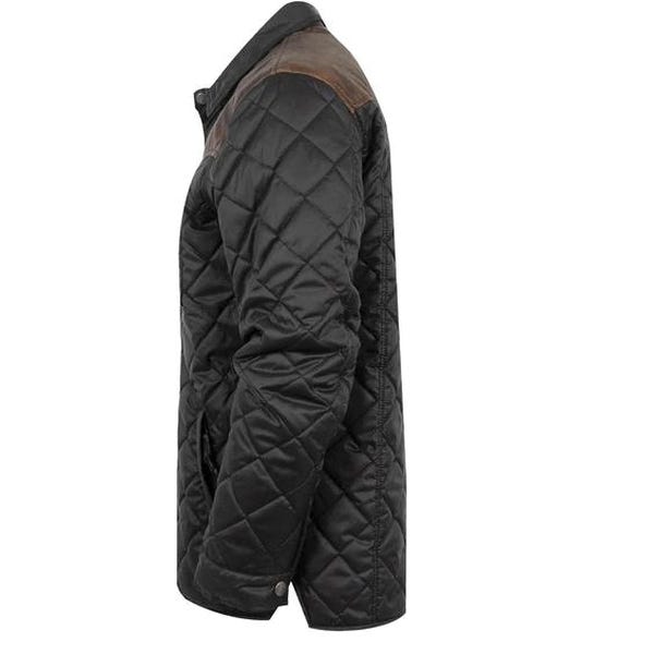 STS Ranchwear Ransom Series Insulated Jacket, XL, Polyester, Black, Snap, Zipper