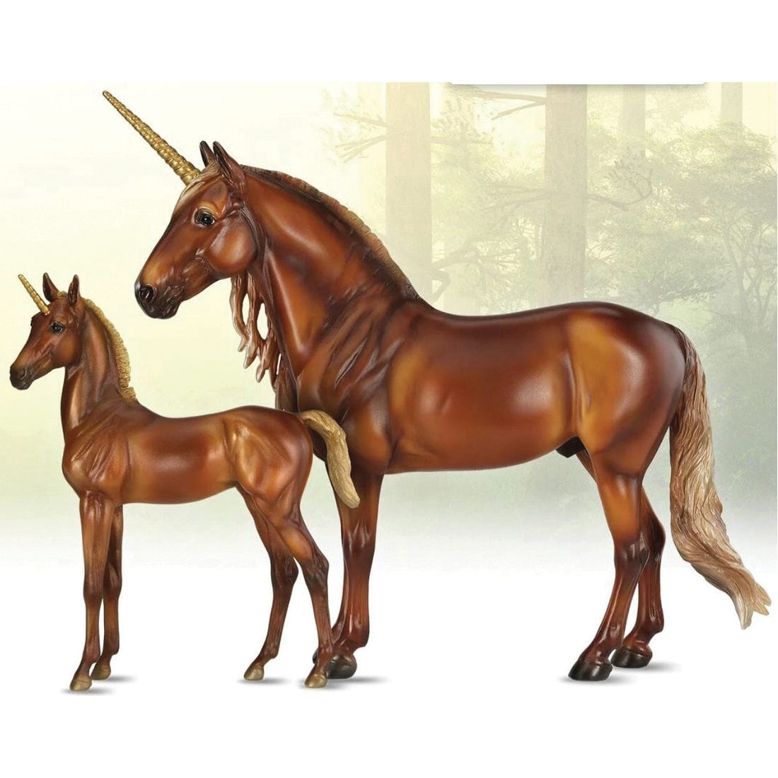 Breyer Horses Animal Toy, Cyrus and Solana Unicorns