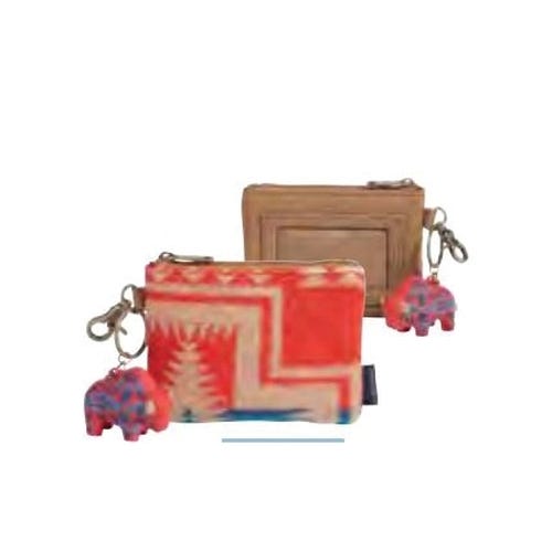Pendleton Traditions Wool Series Bison ID Pouch, Harding Red