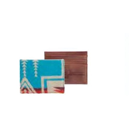 Pendleton Traditions Wool Series Slim Wallet, Harding Turquoise