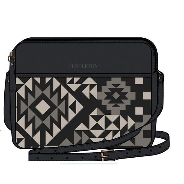 Pendleton Wool Series Midi Crossbody, Blue Ridge
