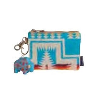 Pendleton Traditions Wool Series Bison ID Pouch, Harding Turquoise