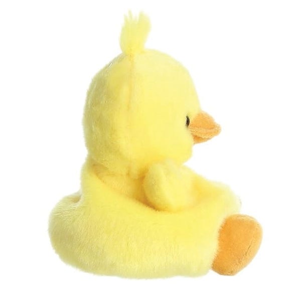 Aurora Palm Pals 82062 Darling Duck Toy, Plush, Yellow