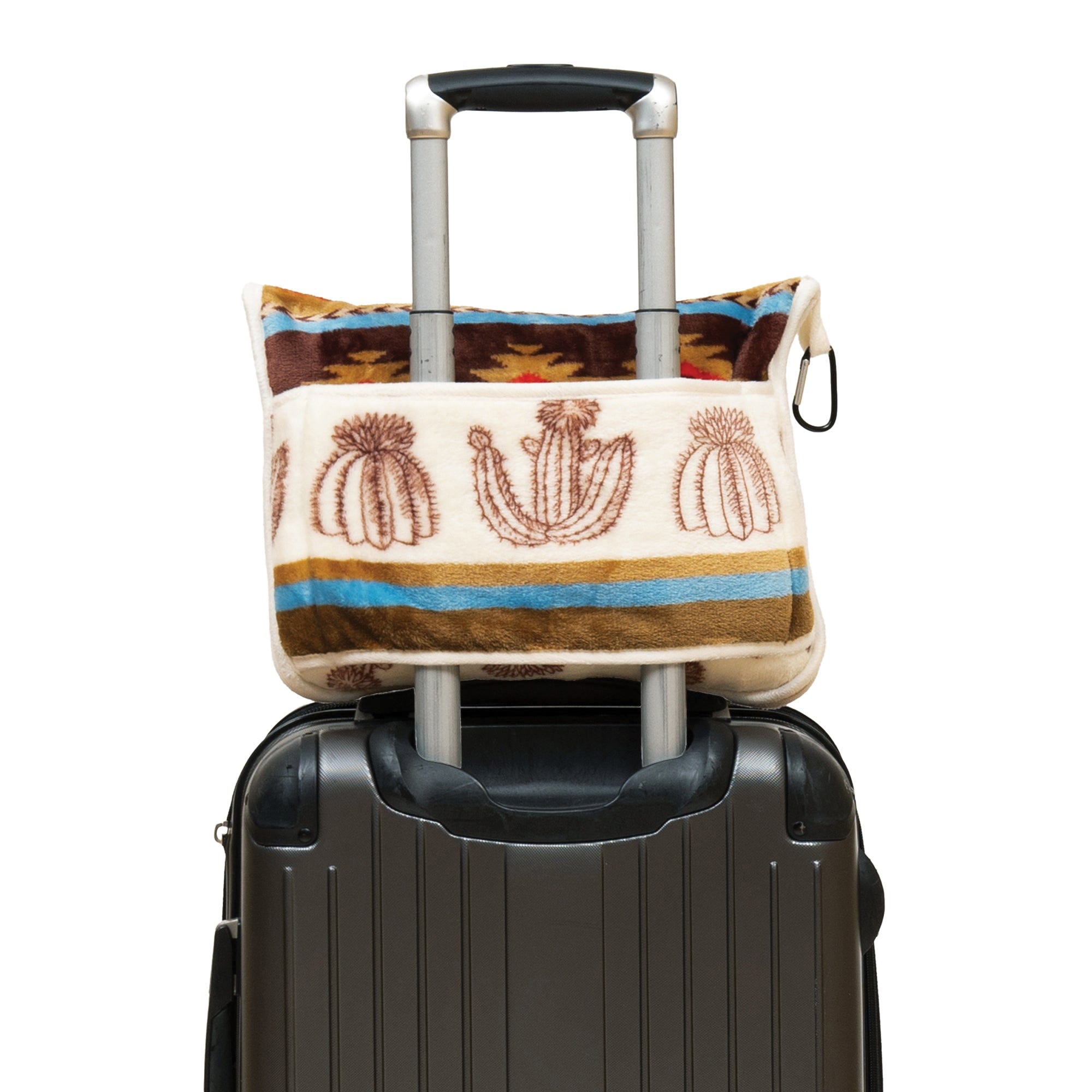 Carstens Western Cactus Travel Blanket, 60 in L, 50 in W, Plush