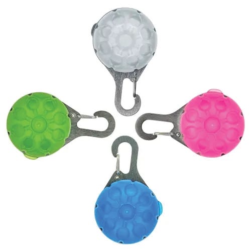 Nite Ize SpotLit PSGSR17-02-R6 Rechargeable Light, Stainless Steel, Green, For: Collars and Harnesses