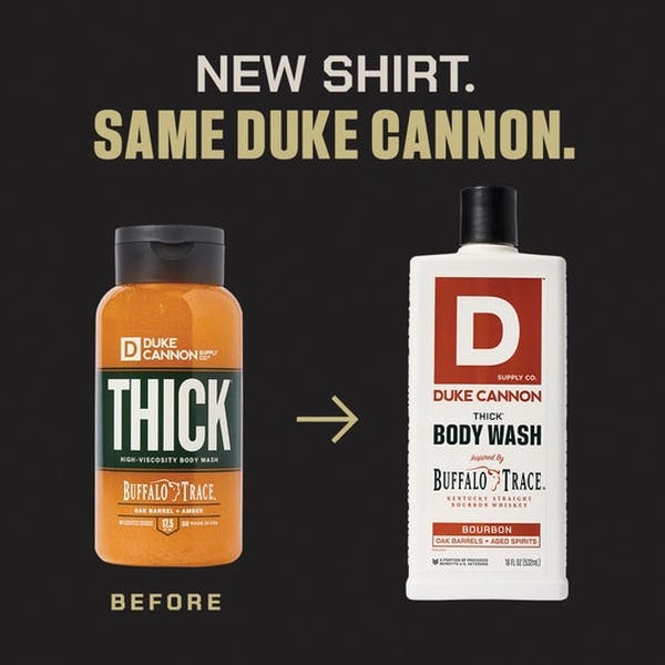 Duke Cannon Body Wash, Bourbon, 18 oz