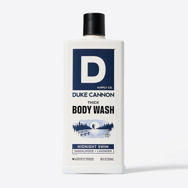 Duke Cannon Body Wash, Midnight Swim, 18 oz