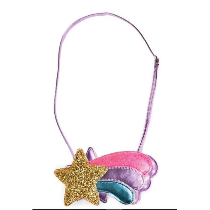 Great Pretenders Purse, Shooting Star, Blue/Gold/Pink/Purple