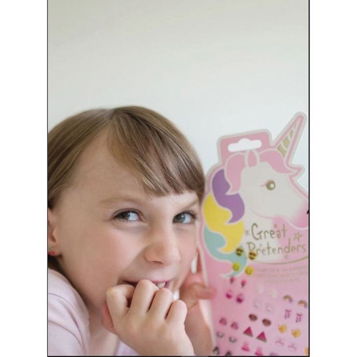Great Pretenders Earrings, Fun Animal, Glitter, Hearts, Rainbows, Stars, Unicorn