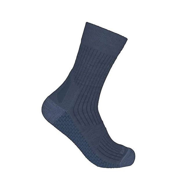 SOCK CARH WMN FORCE GRID NVY L BF25
