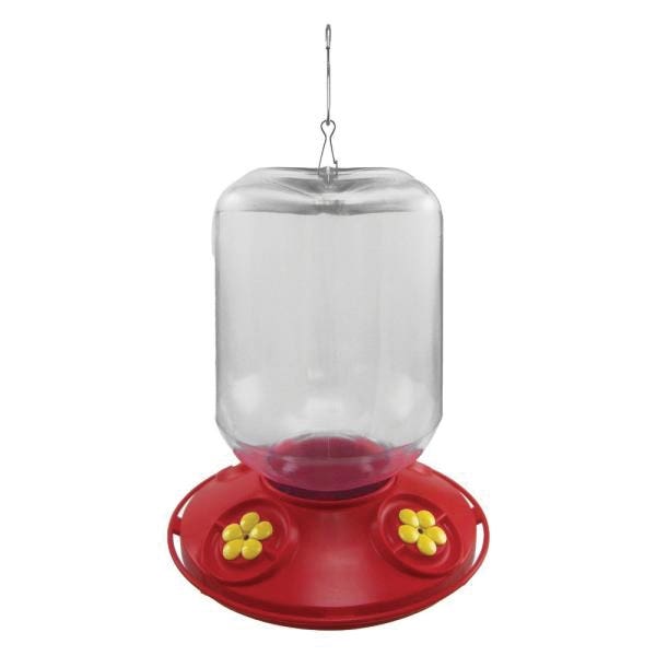 Songbird ESSENTIALS Bird Feeder, Red, 8-3/4 in H